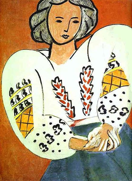 Henri Matisse-The Rumanian Blouse