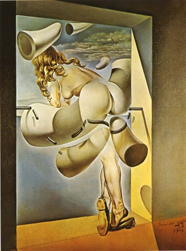 Salvador Dalí - Young Virgin Autosodomized by Her Own Chastity