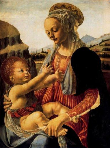 Andrea del Verrocchio - Madonna and Child