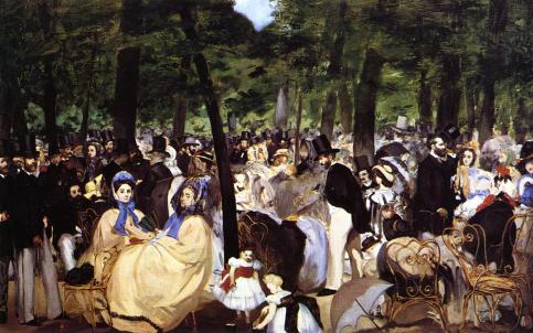 Édouard Manet - Music in the Tuileries – 1862